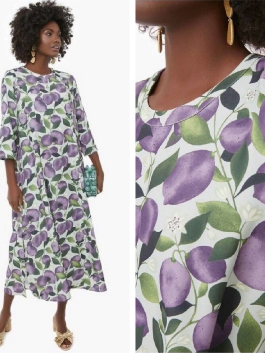 Tuckernuck Jamie Midi Dress In Tuscan Plum